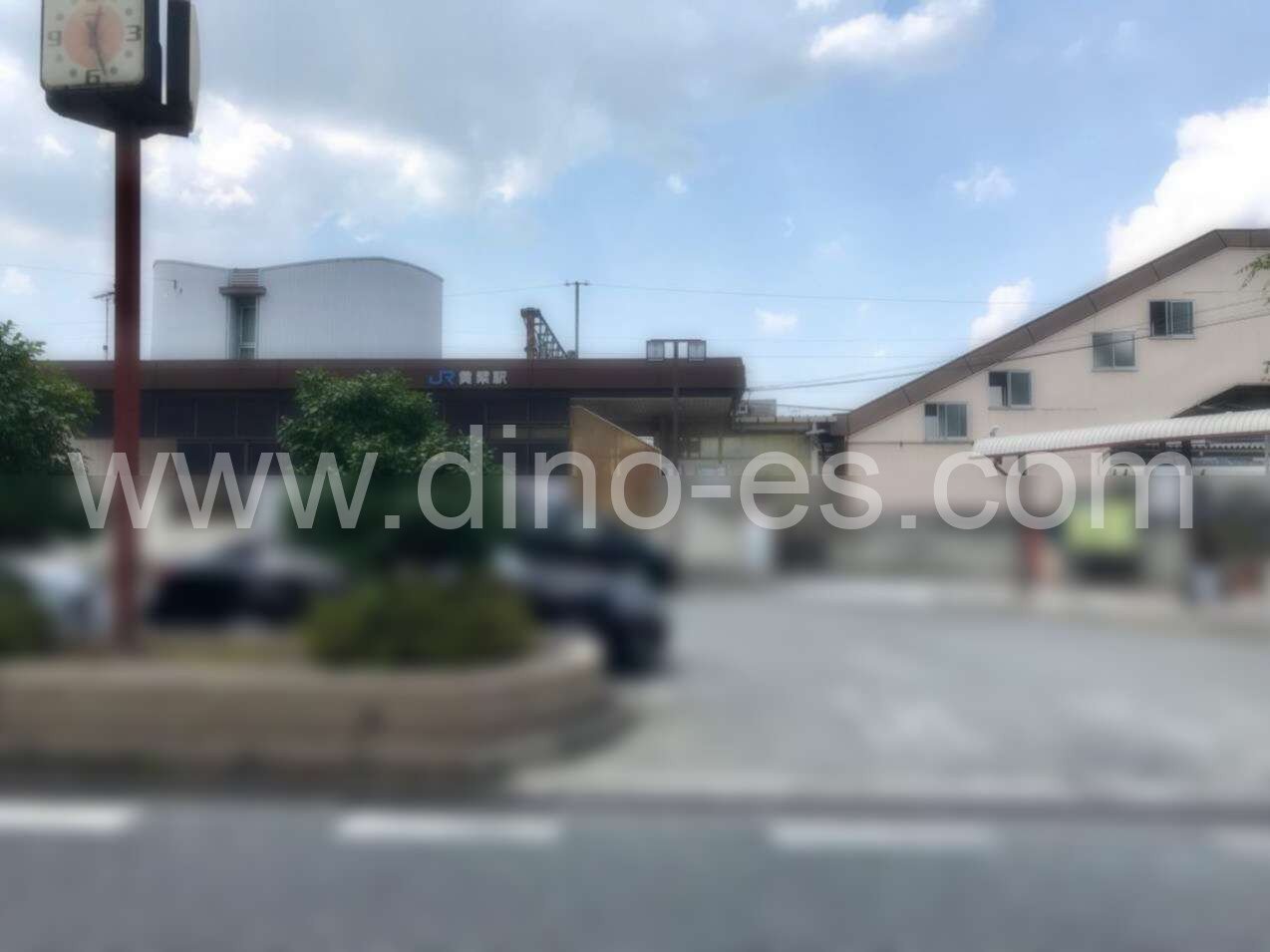 黄檗メンズエステの駅前の写真です。picture of Ōbaku station where to find spa and massage salons