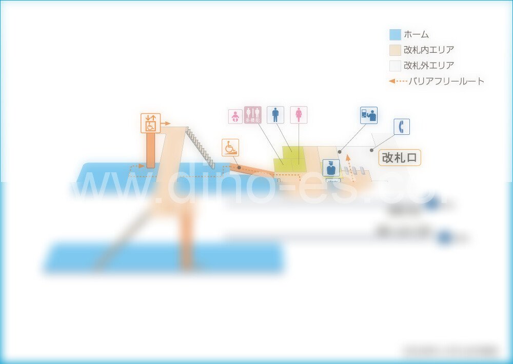 大津メンズエステの駅前の写真です。picture of Ōtsu station where to find spa and massage salons