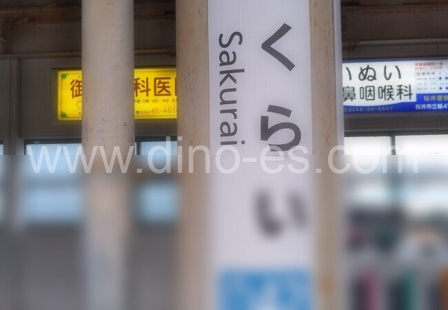 桜井(奈良)メンズエステの駅前の写真です。picture of Sakurai station where to find spa and massage salons