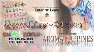 鹿児島の「癒しのアロマハピネス」電話番号：099-294-9023