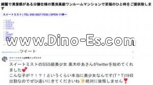 新橋の「SWEET MIST」電話番号：050-3627-7030