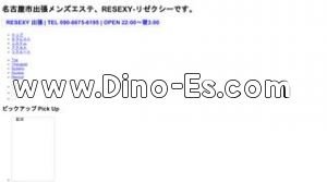 名古屋の「RESEXY リゼクシー」電話番号：090-8675-6195
