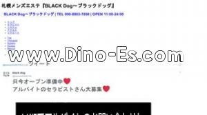 北24条駅近くのメンズエステ店舗（BLACK Dog ブラックドッグ） | DINOエステ（ディノエステ）