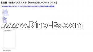 新栄町駅近くのメンズエステ店舗（Aroma CIEL アロマシエル） | DINOエステ（ディノエステ）