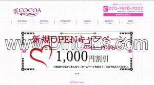 錦糸町の「COCOA ココア」電話番号：070-7528-7002