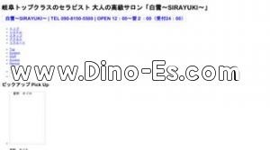 岐阜駅近くのメンズエステ店舗（白雪 SIRAYUKI） | DINOエステ（ディノエステ）