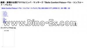 銀座の「Belle Comfort Palace」電話番号：080-3590-1177