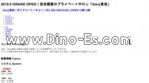 東新宿の「diary東京 ダイアリートーキョー」電話番号：080-3563-8335