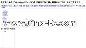 新栄町(愛知)の「Michelin～ミシュラン～」電話番号：080-2638-7441