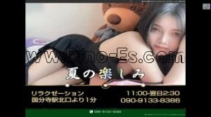国分寺駅近くのメンズエステ店舗（夏の楽しみ） | DINOエステ（ディノエステ）