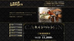 船橋の「ときめきSPA」電話番号：080-9179-7700