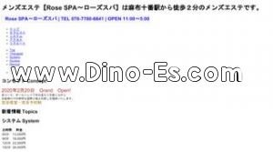 麻布十番駅近くのメンズエステ店舗（Rose SPA～ローズスパ～） | DINOエステ（ディノエステ）
