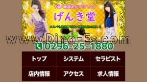 下館の「げんき堂」電話番号：0296-25-1880