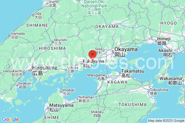 浅口郡メンズエステの地図です。map of 浅口郡 where spa and massage salons are located