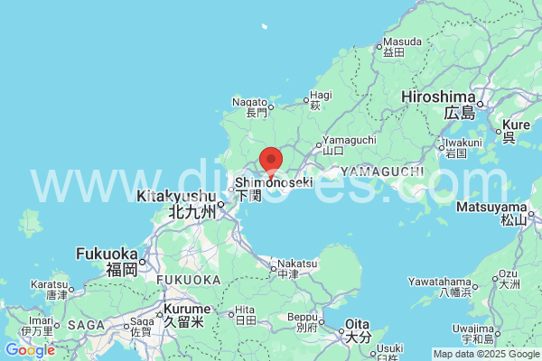山陽小野田市メンズエステの地図です。map of 山陽小野田市 where spa and massage salons are located