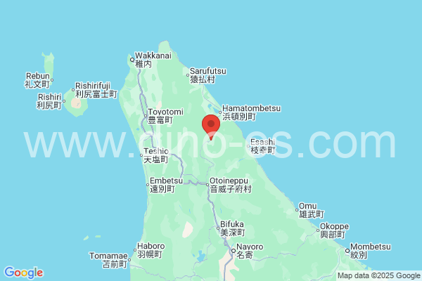 枝幸郡中頓別町メンズエステの地図です。map of 枝幸郡中頓別町 where spa and massage salons are located