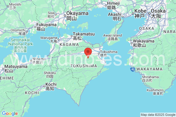 名西郡メンズエステの地図です。map of 名西郡 where spa and massage salons are located