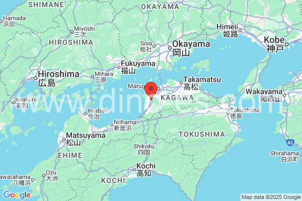 三豊市メンズエステの地図です。map of 三豊市 where spa and massage salons are located