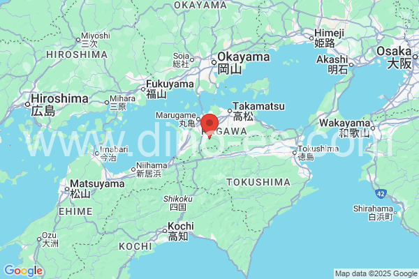 仲多度郡メンズエステの地図です。map of 仲多度郡 where spa and massage salons are located