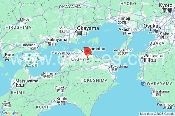 木田郡メンズエステの地図です。map of 木田郡 where spa and massage salons are located