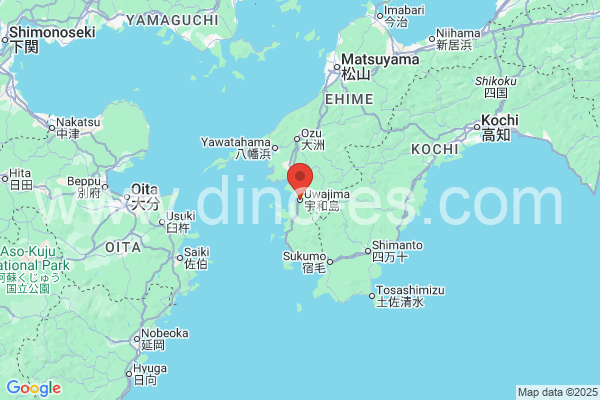 宇和島市メンズエステの地図です。map of 宇和島市 where spa and massage salons are located