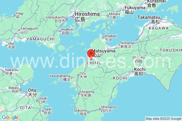 伊予郡メンズエステの地図です。map of 伊予郡 where spa and massage salons are located