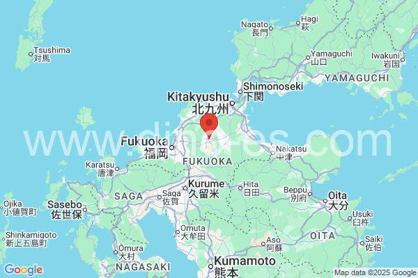 飯塚市メンズエステの地図です。map of 飯塚市 where spa and massage salons are located