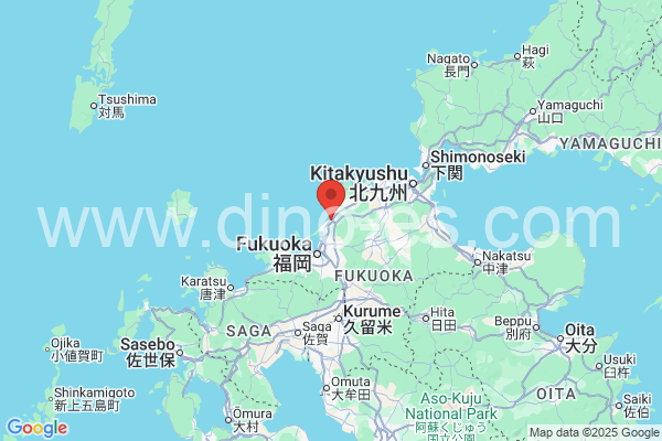 古賀市メンズエステの地図です。map of 古賀市 where spa and massage salons are located