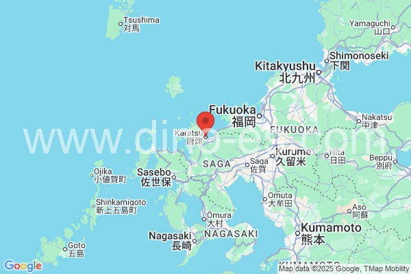 唐津市メンズエステの地図です。map of 唐津市 where spa and massage salons are located