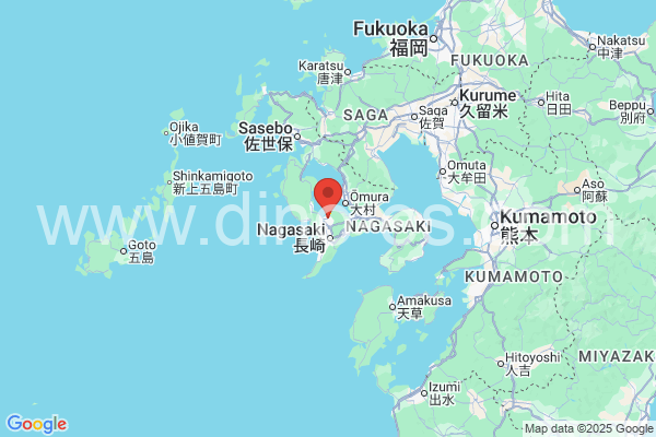 西彼杵郡メンズエステの地図です。map of 西彼杵郡 where spa and massage salons are located