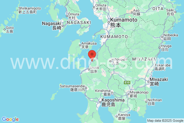 水俣市メンズエステの地図です。map of 水俣市 where spa and massage salons are located