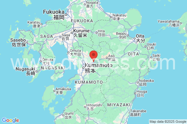 菊池郡メンズエステの地図です。map of 菊池郡 where spa and massage salons are located