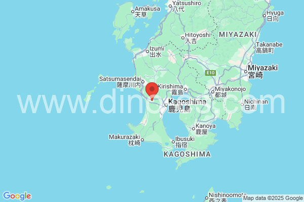 日置市メンズエステの地図です。map of 日置市 where spa and massage salons are located