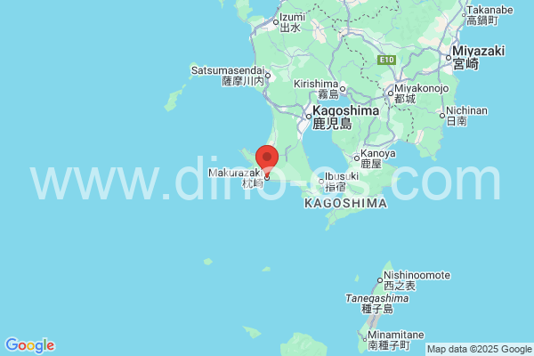 枕崎市メンズエステの地図です。map of 枕崎市 where spa and massage salons are located