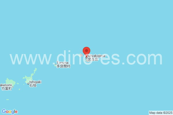 宮古島市メンズエステの地図です。map of 宮古島市 where spa and massage salons are located