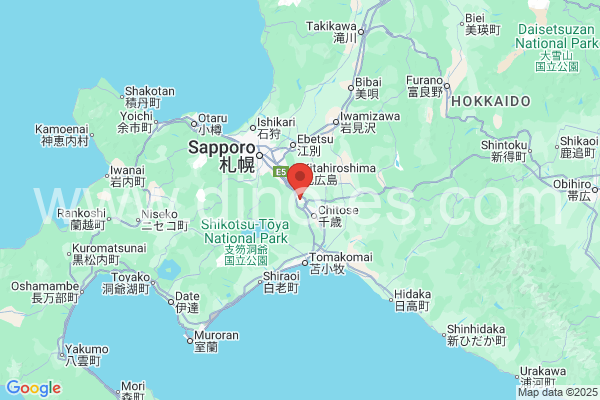 恵庭市メンズエステの地図です。map of 恵庭市 where spa and massage salons are located