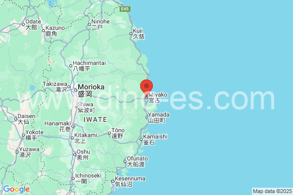 宮古市メンズエステの地図です。map of 宮古市 where spa and massage salons are located