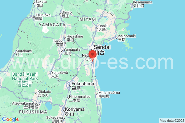 岩沼市メンズエステの地図です。map of 岩沼市 where spa and massage salons are located