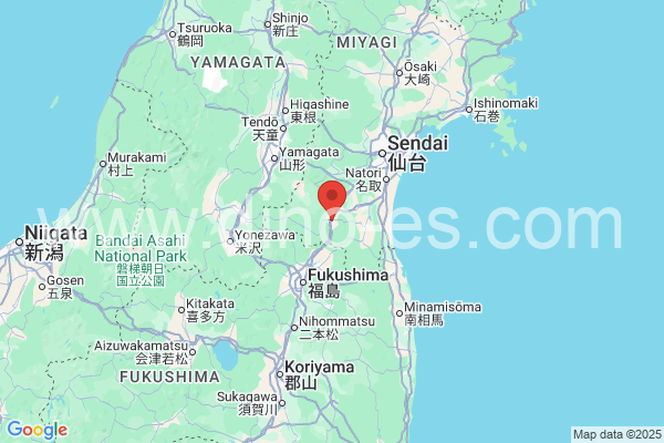 白石市メンズエステの地図です。map of 白石市 where spa and massage salons are located