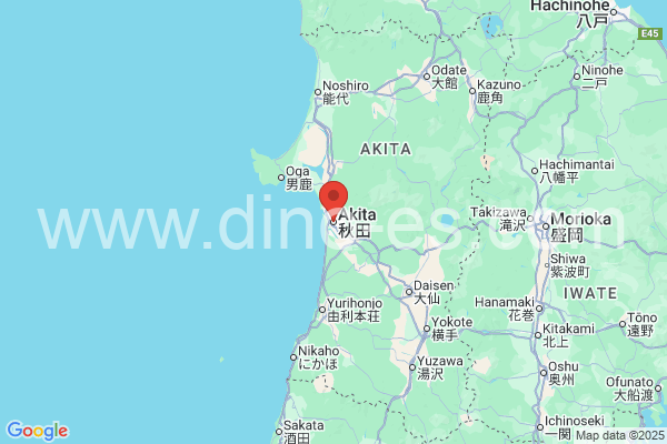 秋田市メンズエステの地図です。map of 秋田市 where spa and massage salons are located