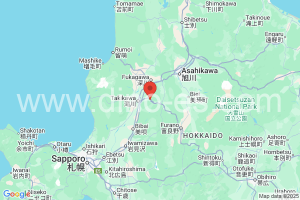赤平市メンズエステの地図です。map of 赤平市 where spa and massage salons are located