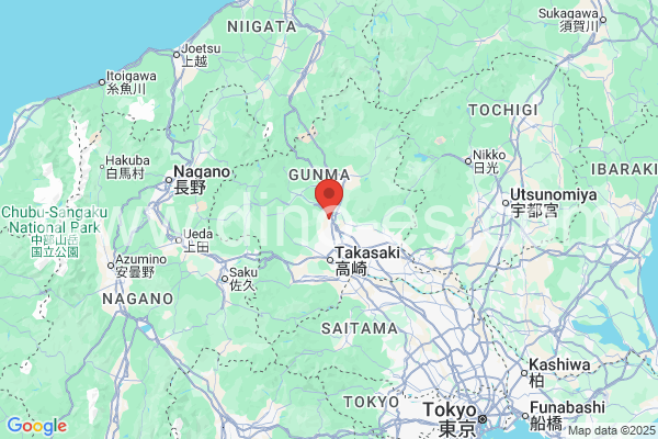 渋川市メンズエステの地図です。map of 渋川市 where spa and massage salons are located