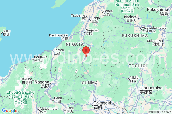 南魚沼市メンズエステの地図です。map of 南魚沼市 where spa and massage salons are located