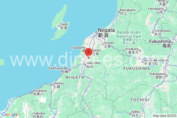 見附市メンズエステの地図です。map of 見附市 where spa and massage salons are located