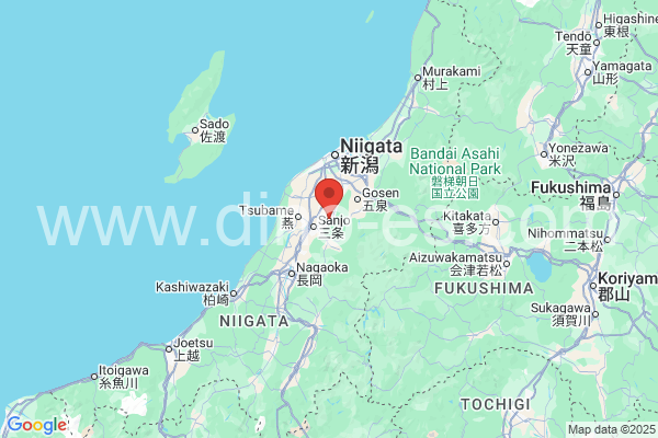加茂市メンズエステの地図です。map of 加茂市 where spa and massage salons are located