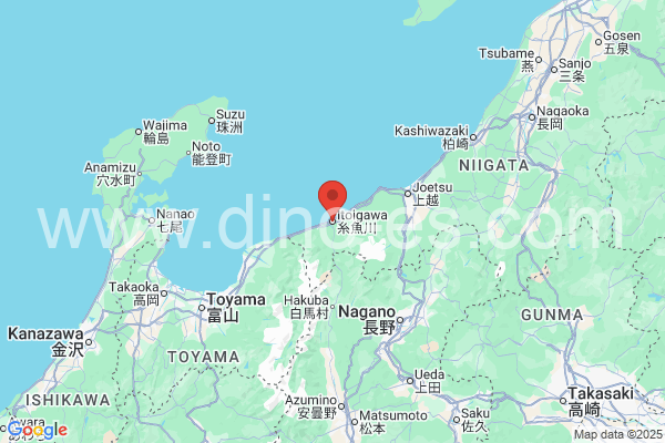 糸魚川市メンズエステの地図です。map of 糸魚川市 where spa and massage salons are located
