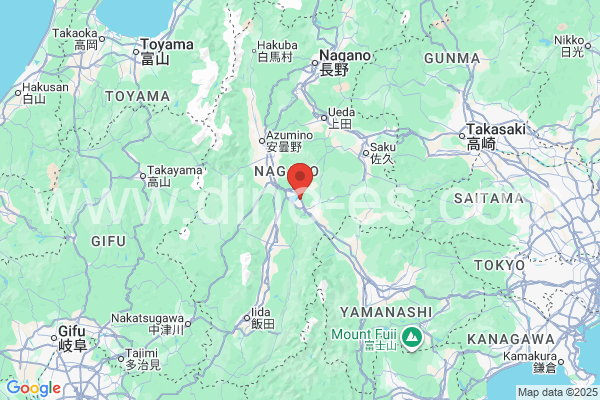 諏訪市メンズエステの地図です。map of 諏訪市 where spa and massage salons are located