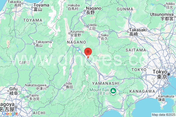 諏訪郡メンズエステの地図です。map of 諏訪郡 where spa and massage salons are located