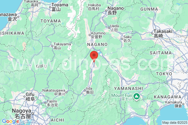 上伊那郡メンズエステの地図です。map of 上伊那郡 where spa and massage salons are located