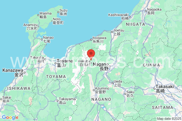 北安曇郡メンズエステの地図です。map of 北安曇郡 where spa and massage salons are located